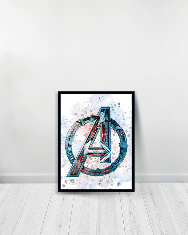 Un Tableau décoratif - Avengers - Noir