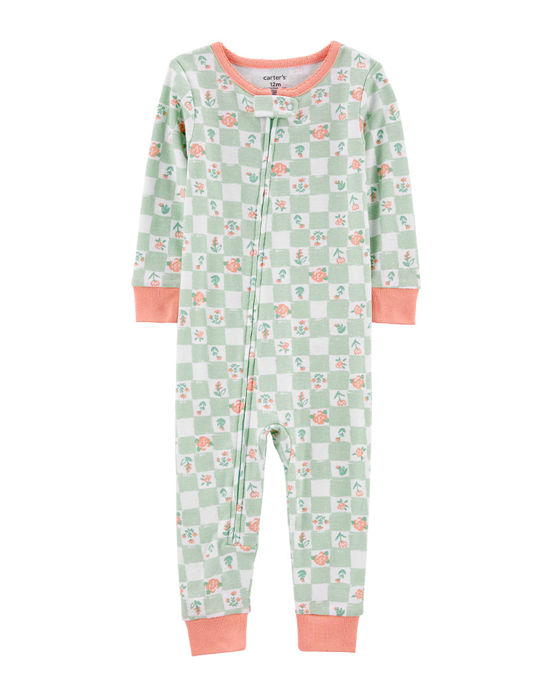 Carter's Cotton Footless Sleep & Play - Floral