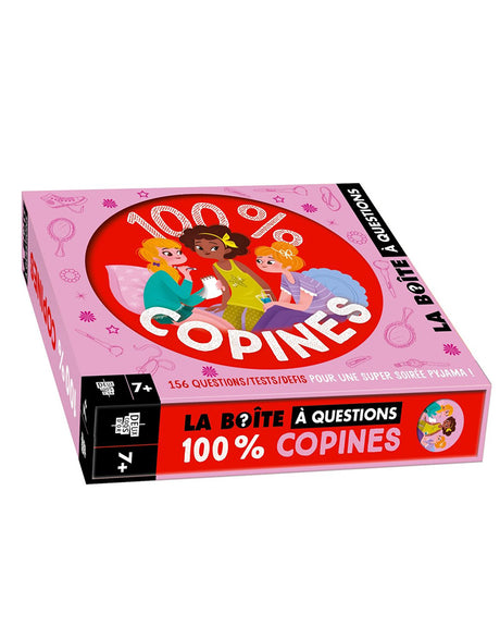 100% copines - boîte avec cartes et livre