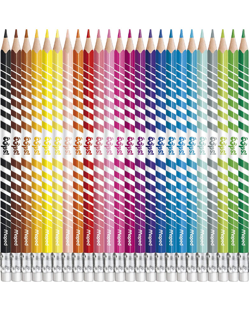 Maped Boîte de 24 Crayons color'peps Oops! effaçable
