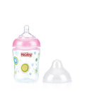Biberon Nûby en polycarbonate col large 0m+ 270ml - Rose