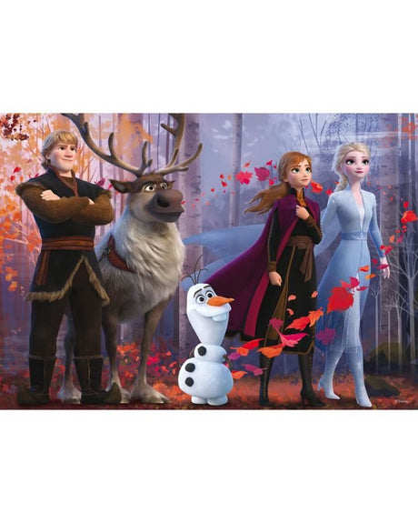 Frozen 108Pcs Coloring Double-Sided Puzzle + Markers 3 years+