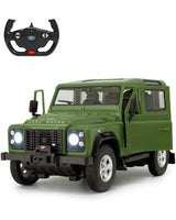 RCMP Deluxe 1/14 Land Rover Defender With Trailer - Green