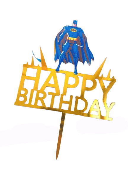 Cake Topper Happy Birthday - Batman