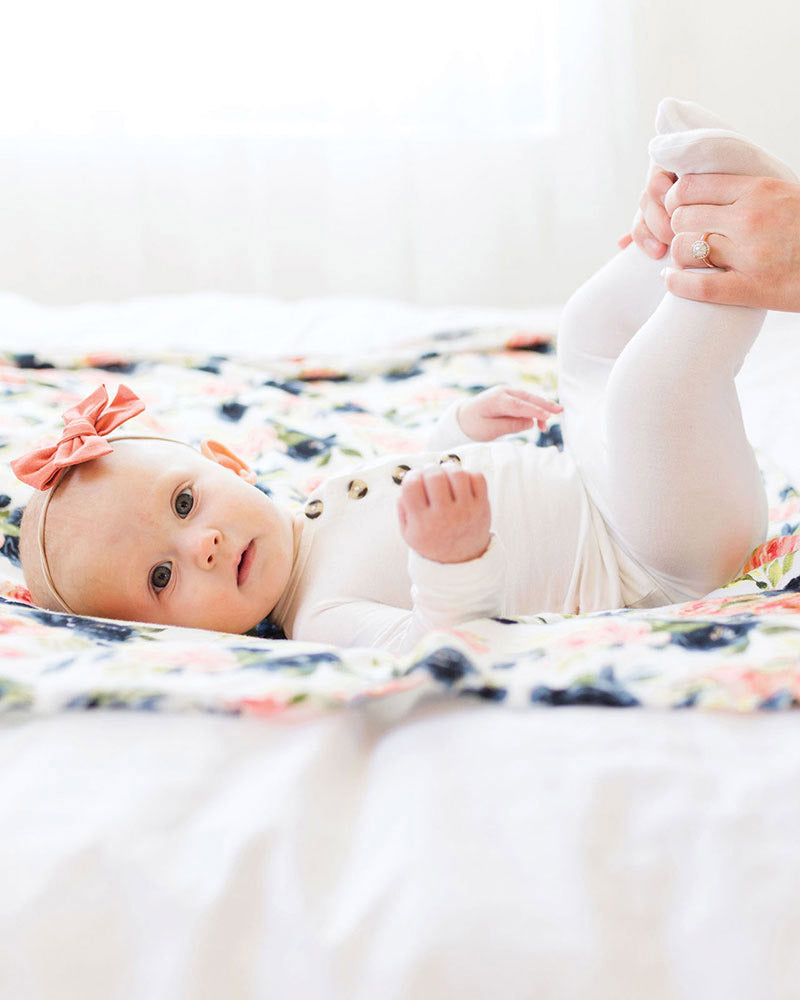 Tiny Twinkle Lot de 3 Couvertures à emmailloter Kaffle - Blush