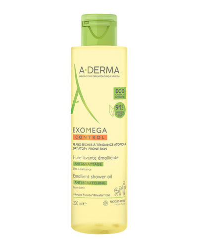 A-Derma Exomega Control Huile Lavante Émollient Anti-Grattage - 200ml
