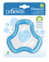 Dr. Brown's Anneau de dentition Flexees 3M+ - Bleu