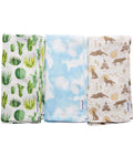Juego de 3 mantas envolventes Tiny Twinkle Kaffle - Cactus