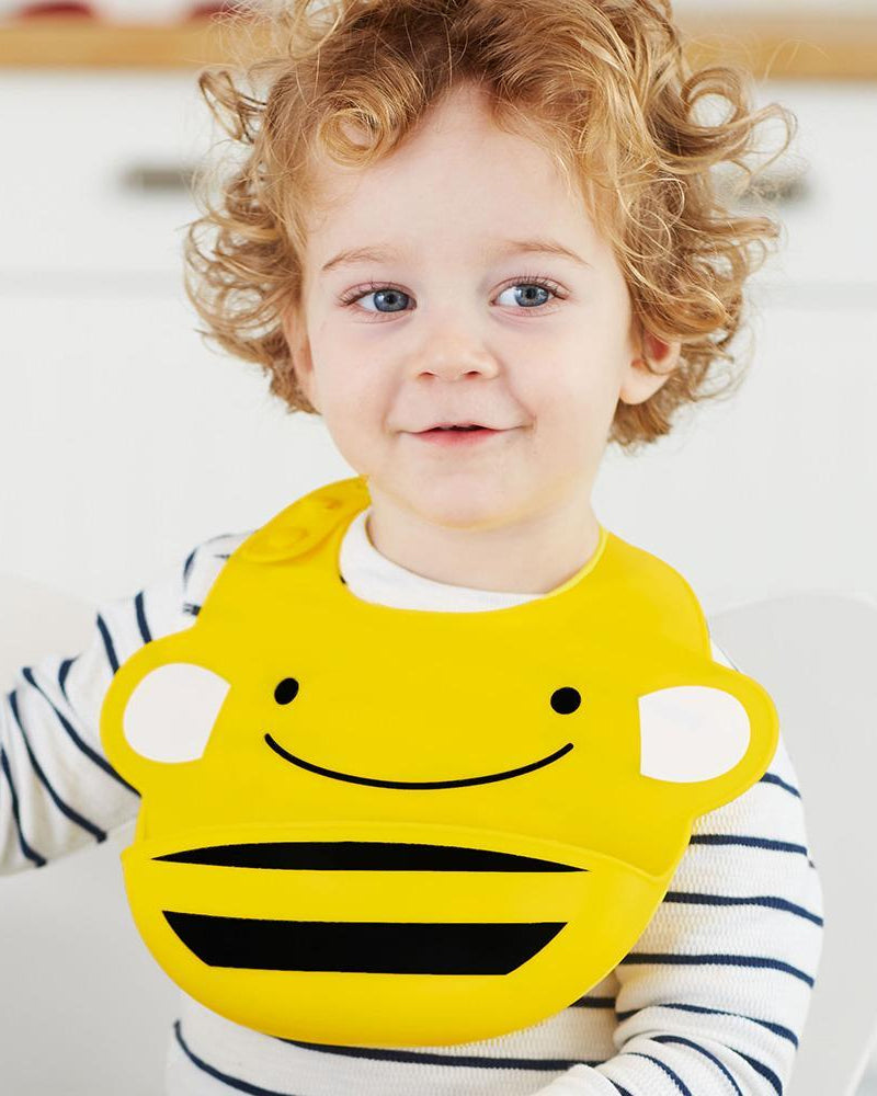 Skip Hop Bavoir Silicone Zoo - Abeille