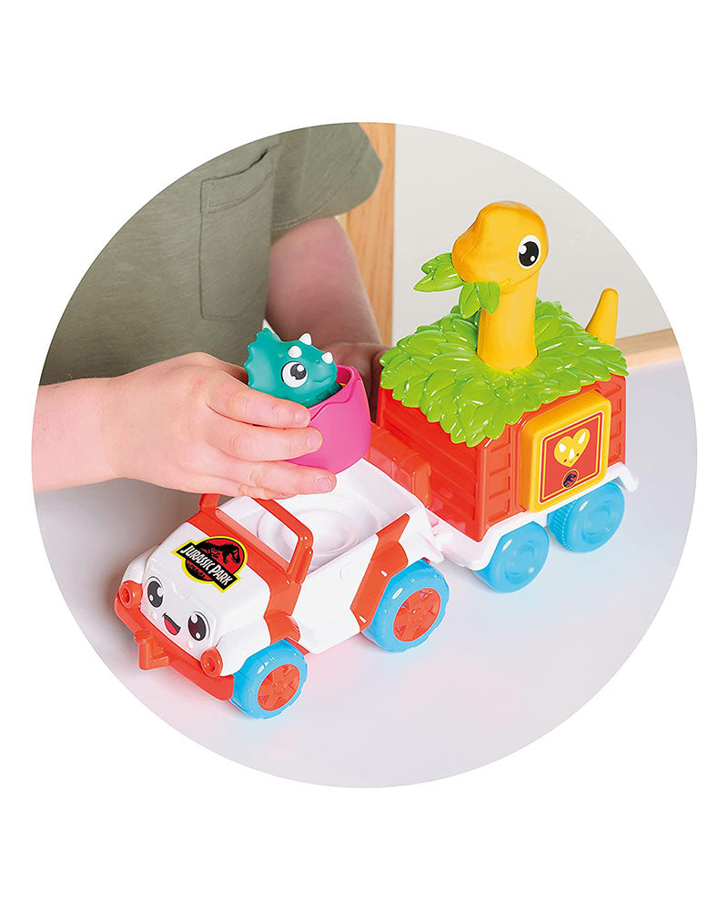 TOMY Toomies Pousse Roule de Secours Dino 12M+