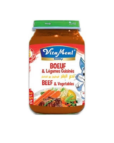 Vitameal Pot Bœuf & Légumes Cuisinés 200g