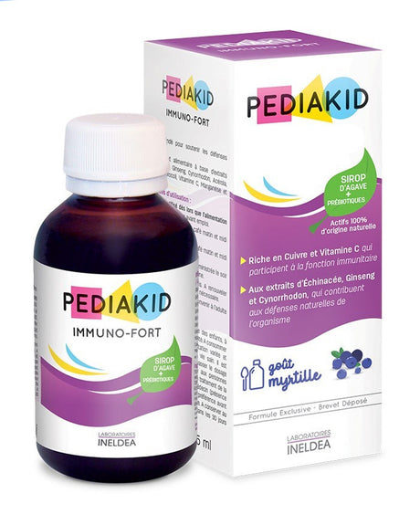 PEDIAKID Immuno-Fort Goût Myrtille - 125ml