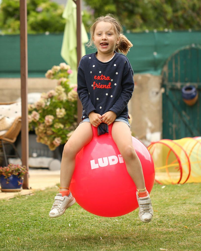 Ludi - Ballon Sauteur XXL Rouge