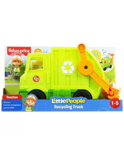 Fisher Price -  Preschool Little People Le Camion De Recyclage- 1A+