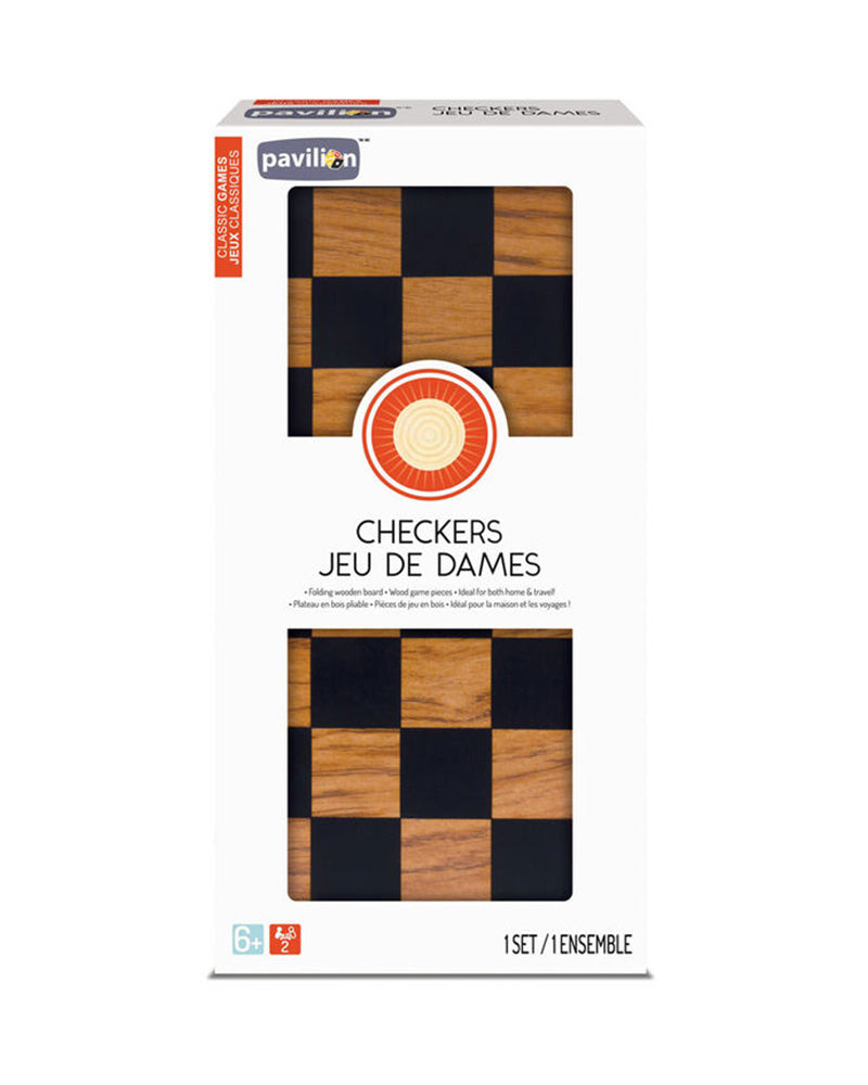 G&M - Jeu de Dames en Bois - 6ans+