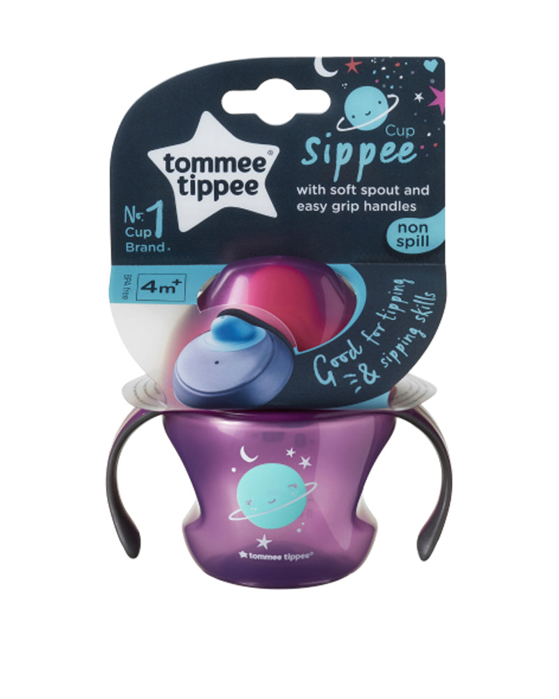 Tommee Tippee Learning Cup with Handles 4m+ 150ml - Purple
