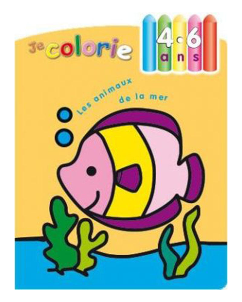 Je colorie - Les animaux de la mer