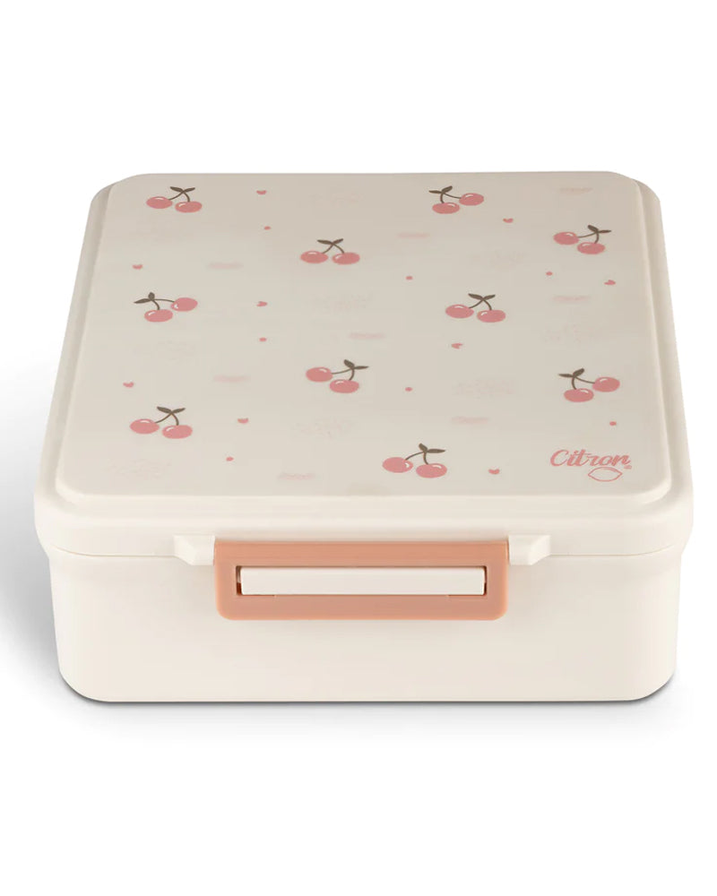 Large Lunchbox with Insulated Food Jar - Cherry