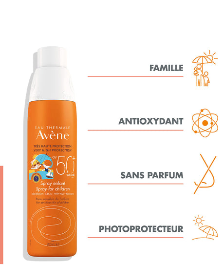 Eau Thermale Avène Spray enfant SPF 50+ - 200ml