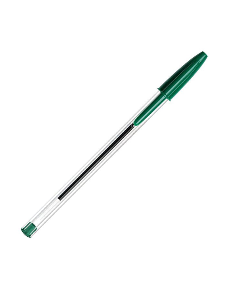 قلم حبر جاف بيك كريستال - أخضر