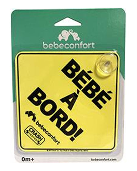 BÉBÉ À BORD Sticker Plastifié Français - Bébé Confort