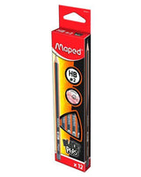 Maped Boîte de 12 Crayons Noir Black' peps HB2