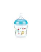 Nûby Wide Neck Polycarbonate Baby Bottle 0m+ 180ml - Sky Blue