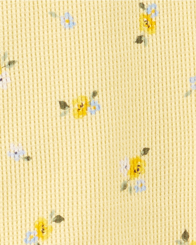 Grenouillère Carter's - Fleurs Jaune