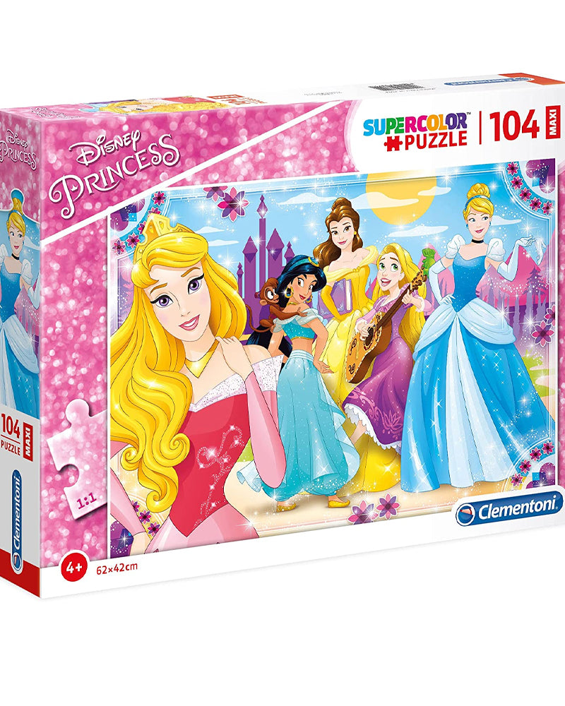 Clementoni Puzzle Maxi Princesse 104pcs - 4A+