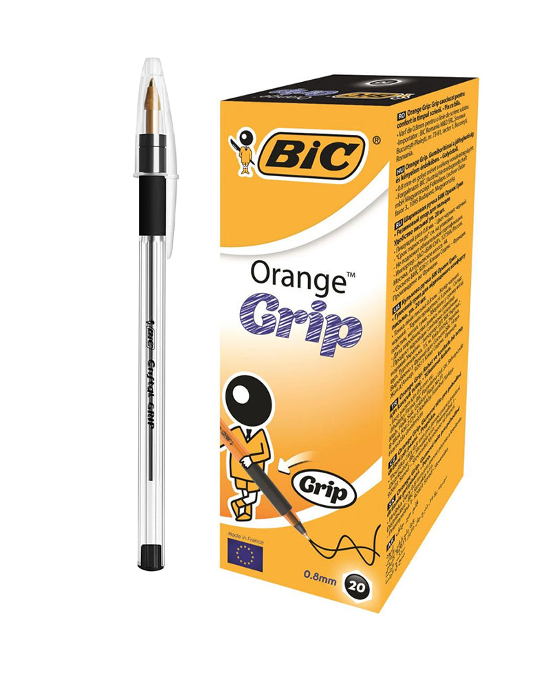 BIC Cristal Grip Ballpoint Pen - Black