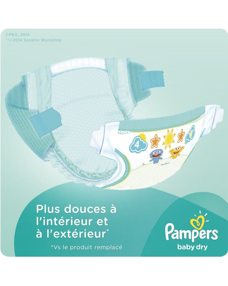 Pampers Baby-dry - Taille 3 x 36 Couches, 6-10 kg