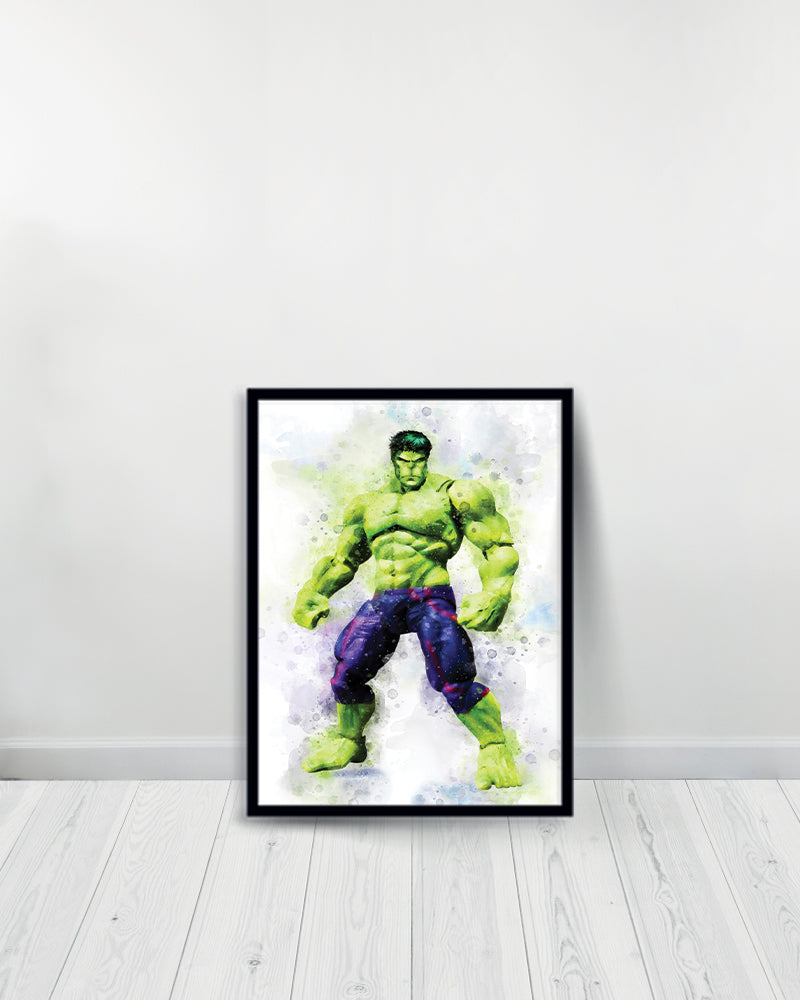 Un Tableau décoratif - Hulk - Noir