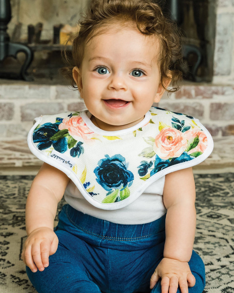 Pack de 2 baberos redondos con lunares Kaffle de Tiny Twinkle - Rubor