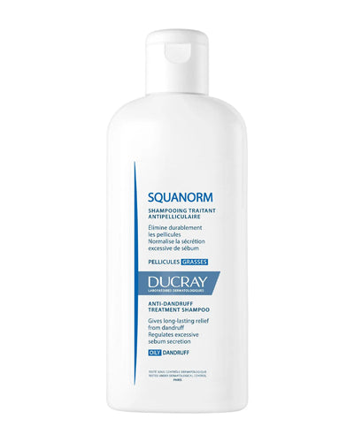 Ducray  Shampooing Traitant Antipelliculaire Grasses  - Squanorm 200 ml