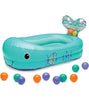 Infantino Baignoire Baleine Gonflable avec Balles de Jeu