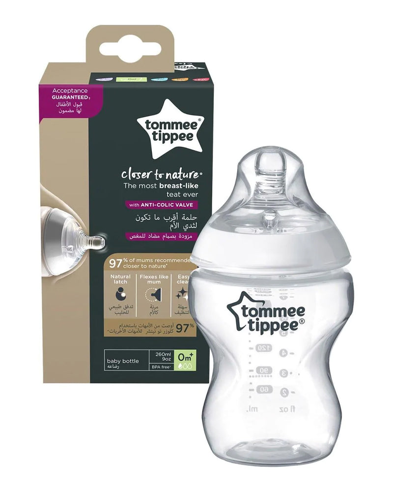 Tommee Tippee Closer to Nature Bottle 0m+ - 260ml