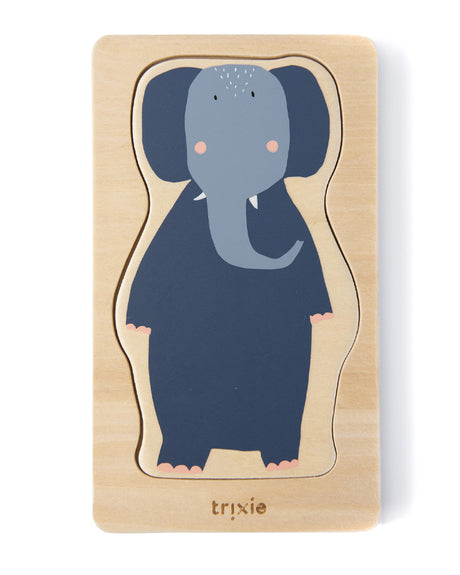 Trixie Puzzle 4 couches d'animaux en bois