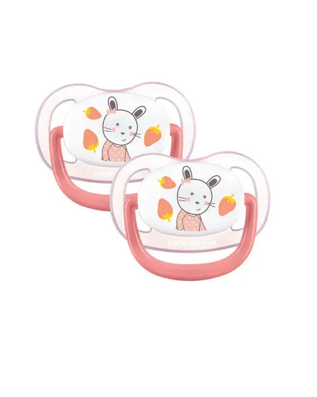 Lot de 2 Sucettes Bébé Confort Physio Air 6-18m - Rose