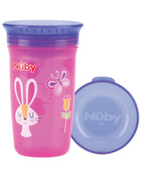 Tasse Nûby Magic 360° imprimé 6m+ 300ml - Rose