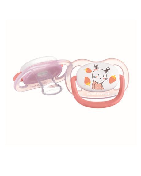 Lot de 2 Sucettes Bébé Confort Physio Air 6-18m - Rose