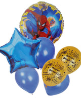 Spider Man Pack 9 Smile Balloons For Birthday