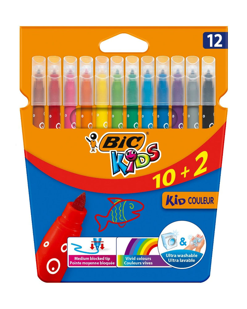 Box of 12 Bic Felt Pens