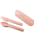 Suavinex Cuillère et Fourchette avec étui - Rose