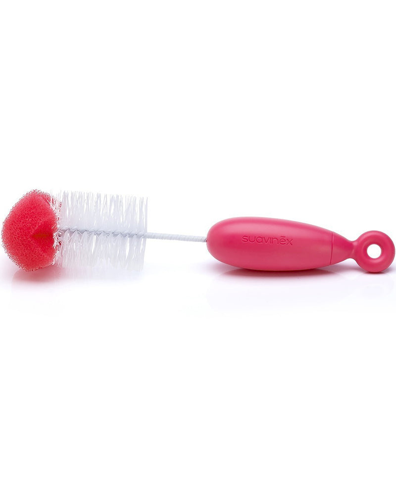 Suavinex Brosse pour laver les biberons - Rose
