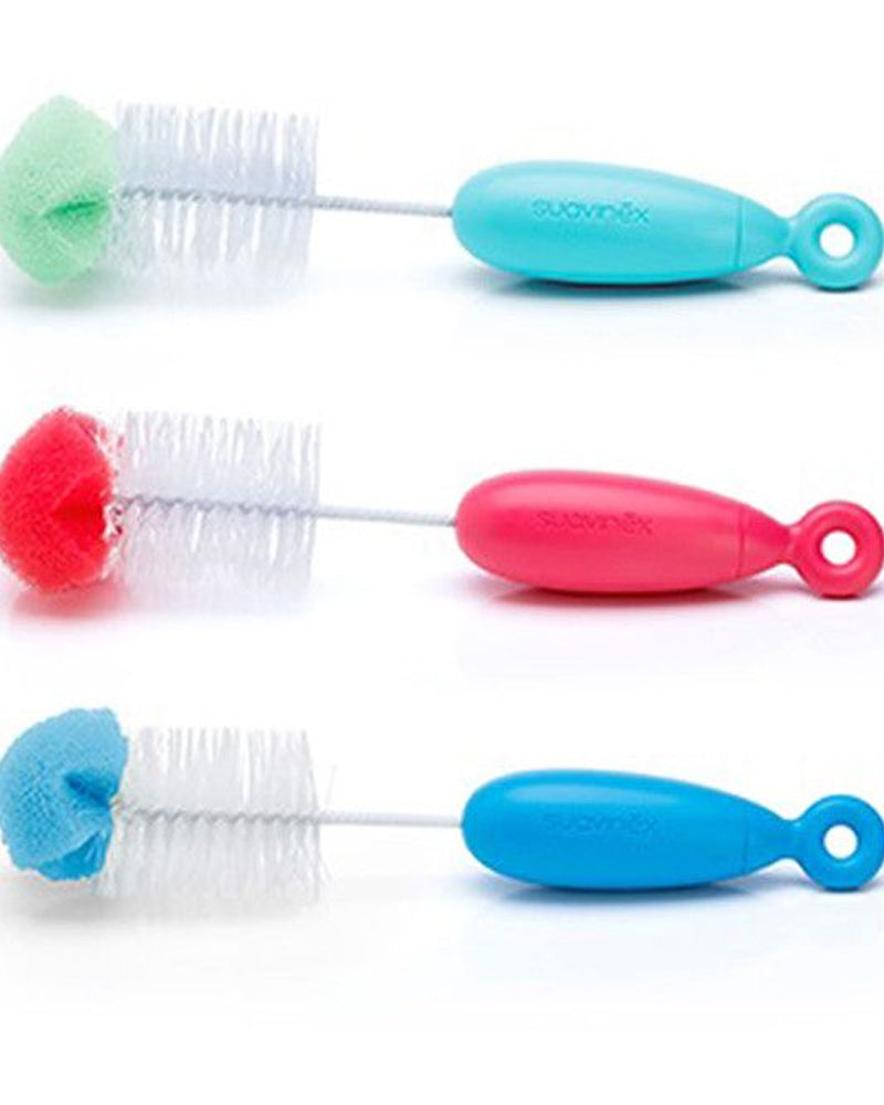 Suavinex Brosse pour laver les biberons - Rose