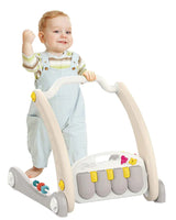 Huanger Playmat with a piano & Walker 2in1 - Beige