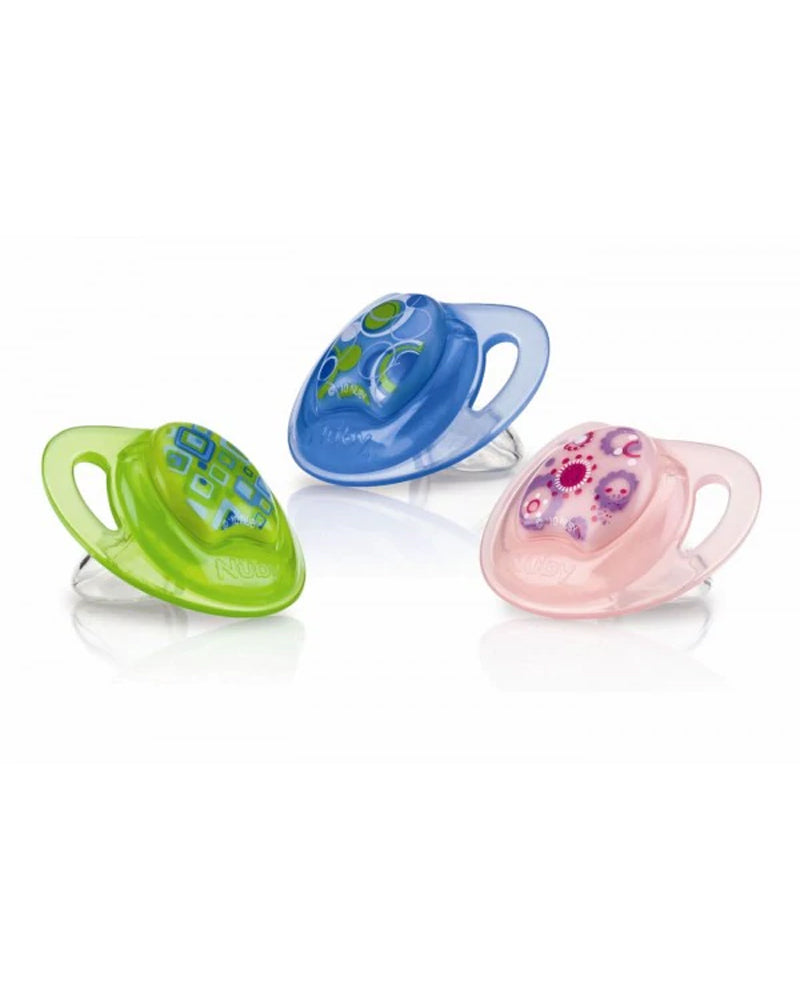 Sucette Nûby en silicone Prism - Vert