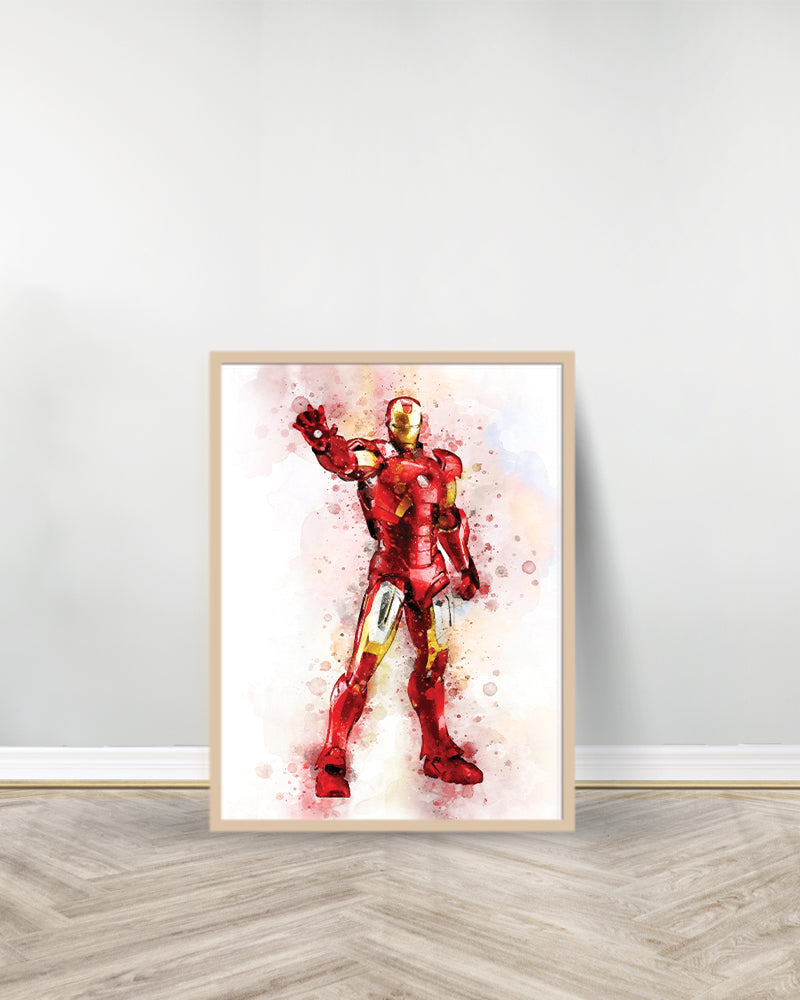 Un Tableau décoratif - Iron Man - Bois