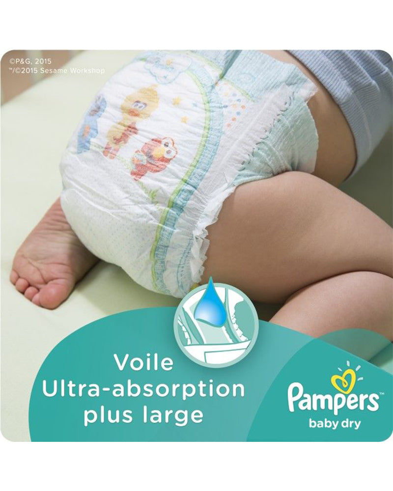 Pampers Baby-dry Taille 2 (3-8 kg) - 10 Couches 