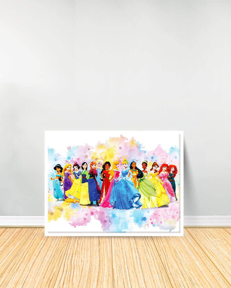Decorative Table - Disney Princesses - White